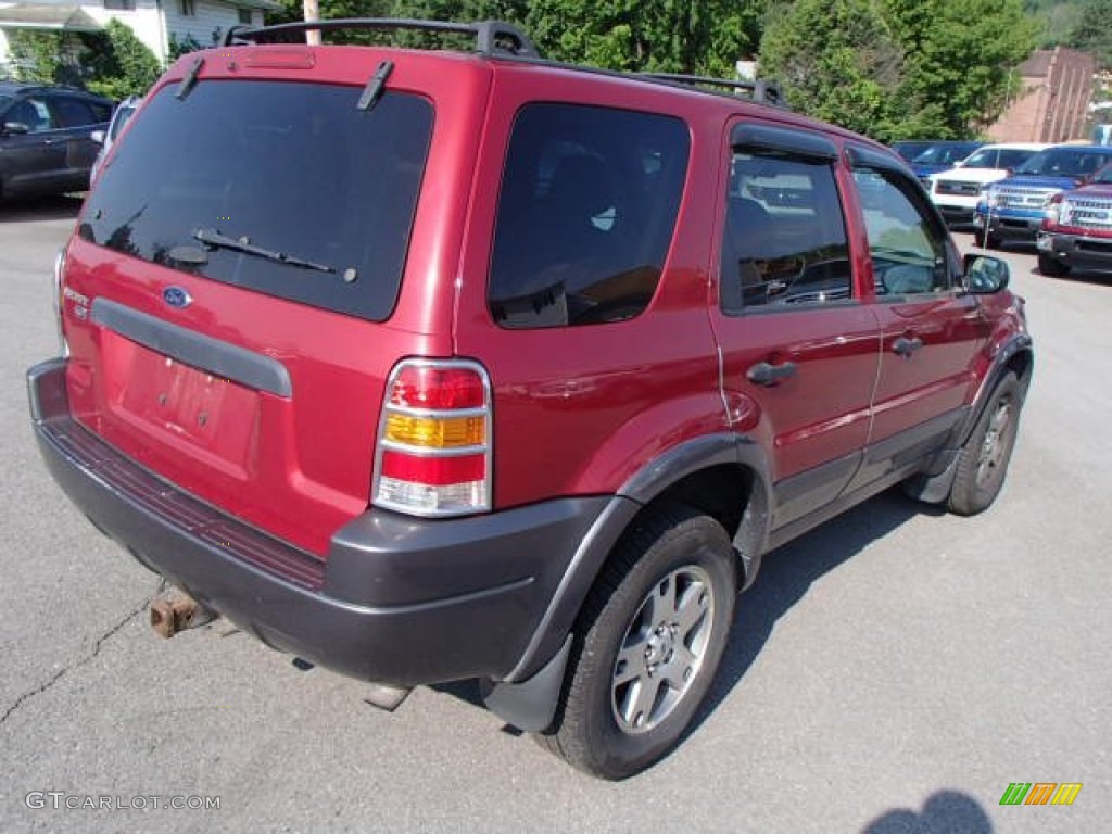 2003 Escape XLT V6 4WD - Redfire Metallic / Medium Dark Flint photo #4
