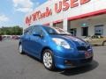 Blazing Blue Pearl 2009 Toyota Yaris 5 Door Liftback