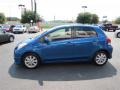 2009 Blazing Blue Pearl Toyota Yaris 5 Door Liftback  photo #4