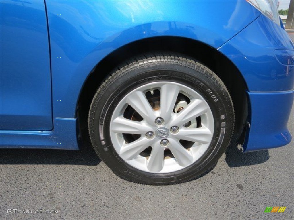 2009 Yaris 5 Door Liftback - Blazing Blue Pearl / Dark Charcoal photo #9