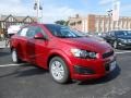 2013 Crystal Red Tintcoat Chevrolet Sonic LT Sedan  photo #3