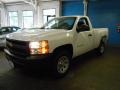 2013 Summit White Chevrolet Silverado 1500 Work Truck Regular Cab  photo #3