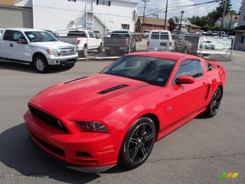 Race Red 2014 Ford Mustang GT Premium Coupe Exterior Photo #83195234