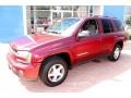 2004 Medium Red Metallic Chevrolet TrailBlazer LT 4x4  photo #11