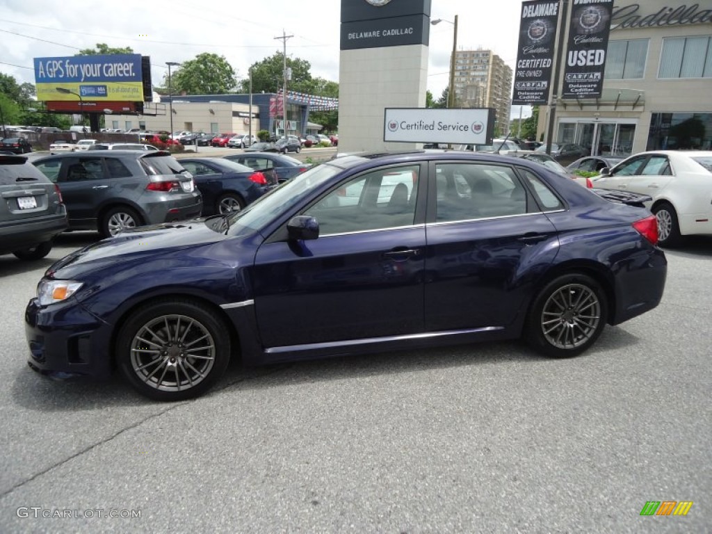 2012 Impreza WRX Premium 4 Door - WRX Plasma Blue / WRX Carbon Black photo #9