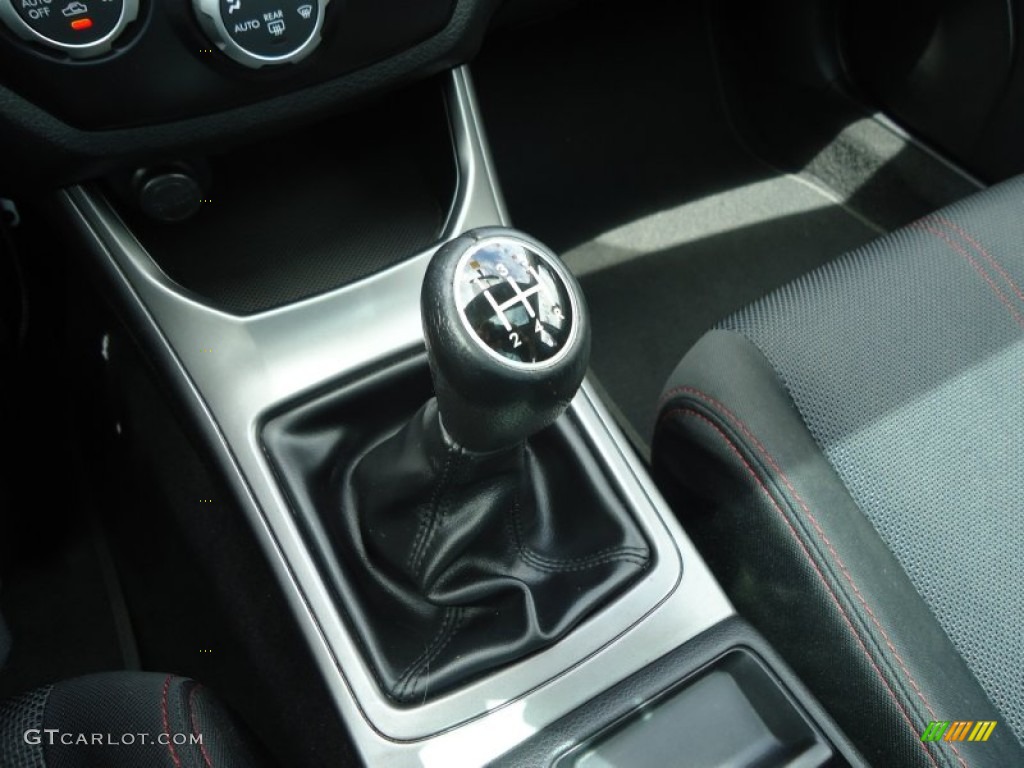 2012 Impreza WRX Premium 4 Door - WRX Plasma Blue / WRX Carbon Black photo #14