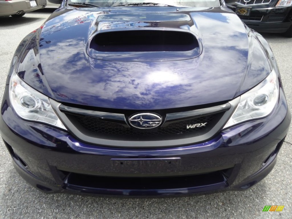2012 Impreza WRX Premium 4 Door - WRX Plasma Blue / WRX Carbon Black photo #39