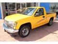 2007 Yellow Chevrolet Colorado LS Regular Cab  photo #10