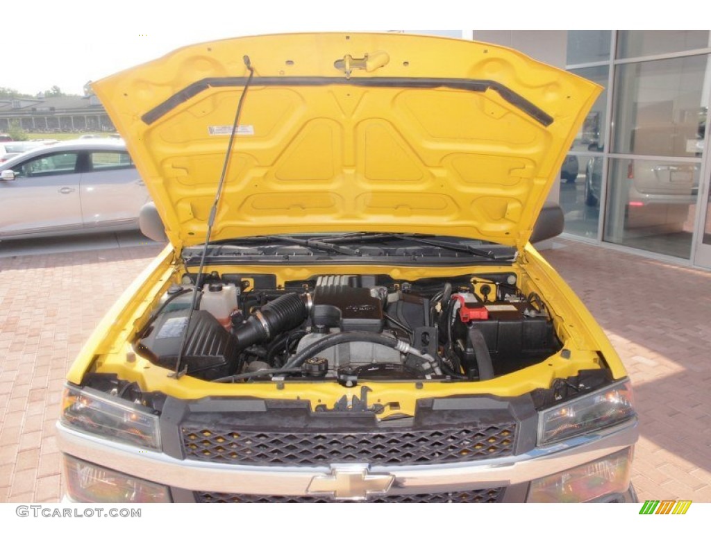 2007 Colorado LS Regular Cab - Yellow / Medium Pewter photo #16