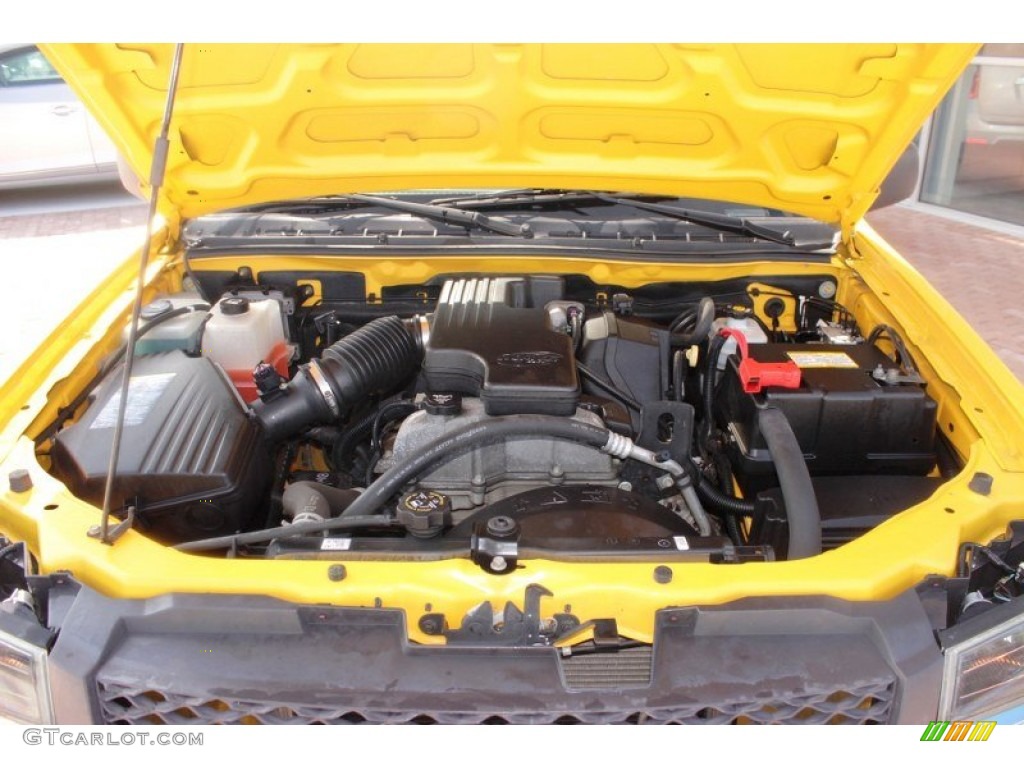 2007 Colorado LS Regular Cab - Yellow / Medium Pewter photo #17
