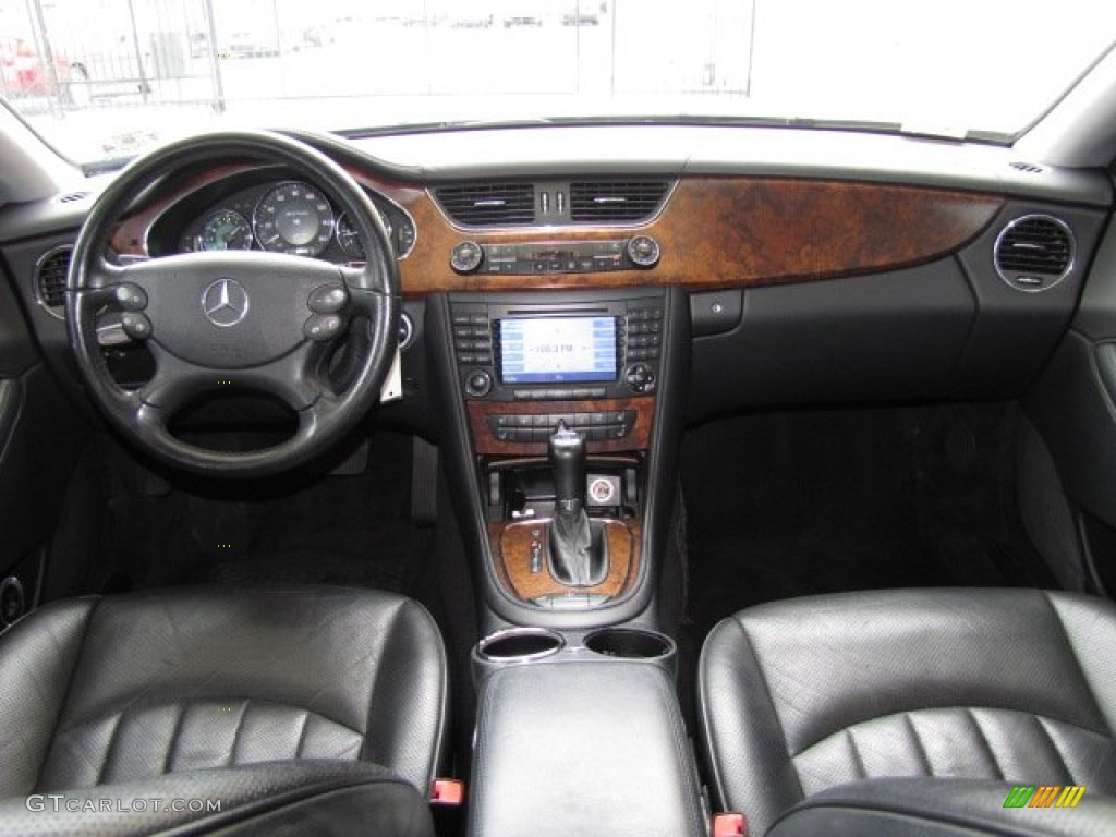 2006 CLS 500 - Capri Blue Metallic / Black photo #2