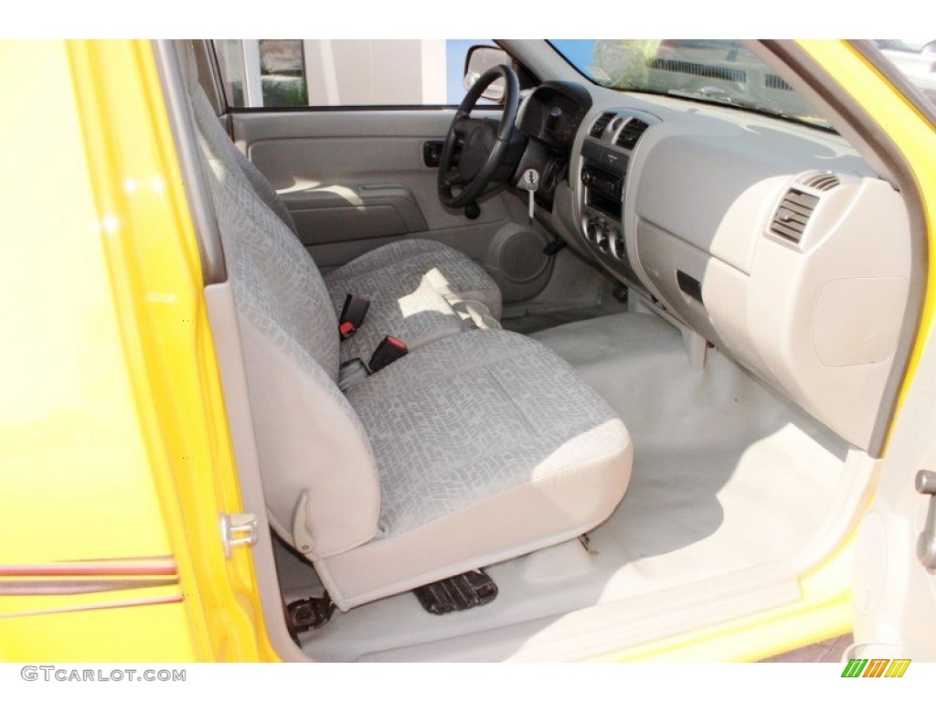 2007 Colorado LS Regular Cab - Yellow / Medium Pewter photo #19