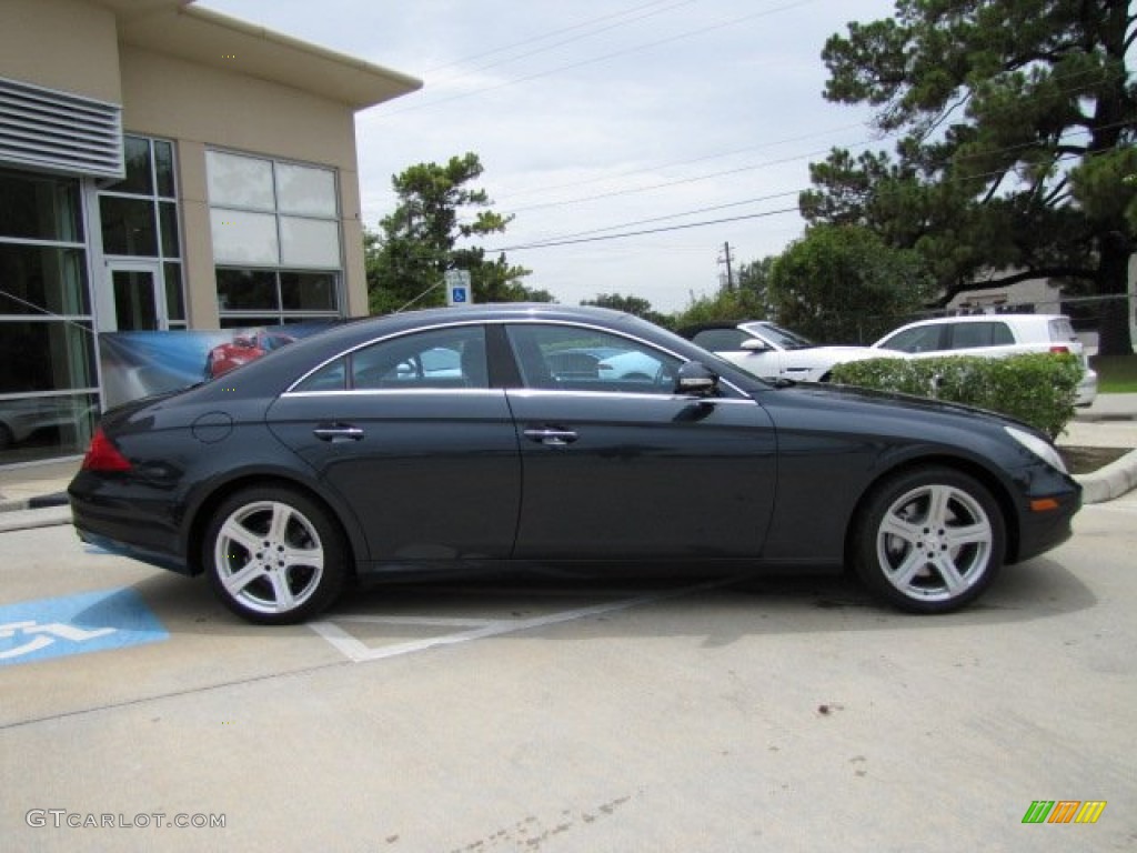 2006 CLS 500 - Capri Blue Metallic / Black photo #5