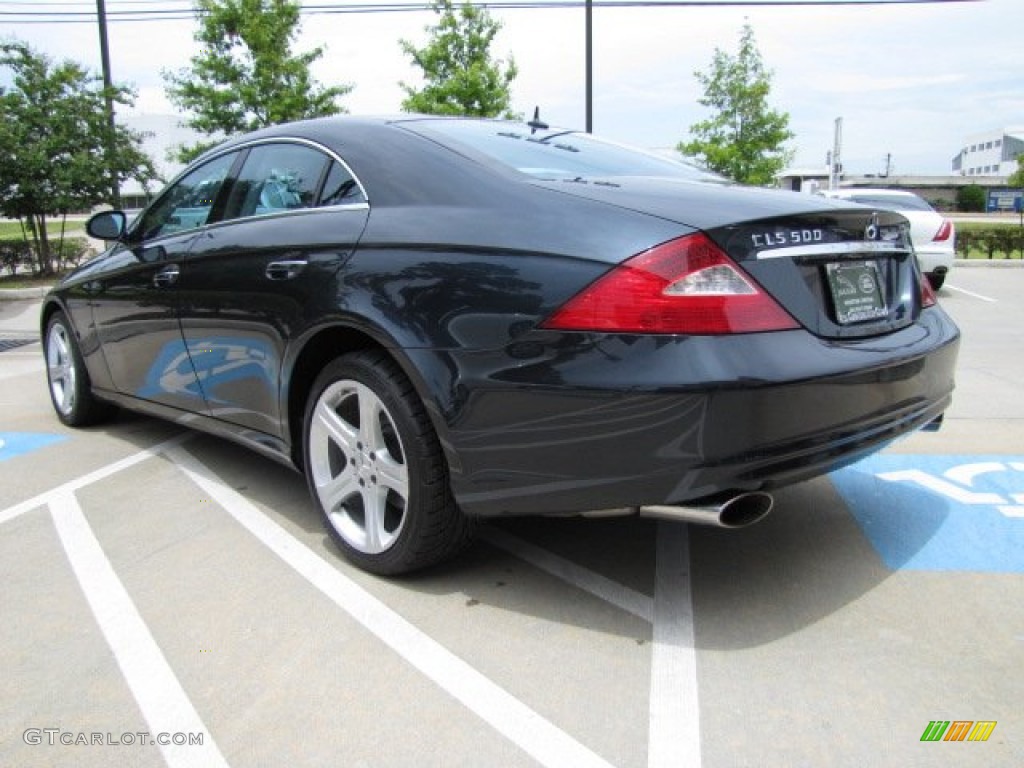 2006 CLS 500 - Capri Blue Metallic / Black photo #8