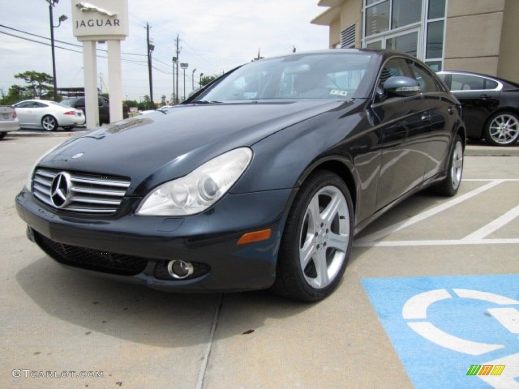 2006 CLS 500 - Capri Blue Metallic / Black photo #10