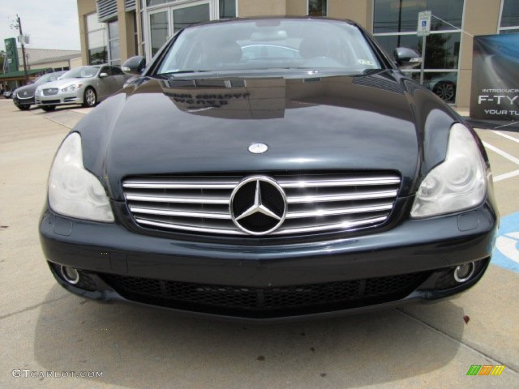 2006 CLS 500 - Capri Blue Metallic / Black photo #11