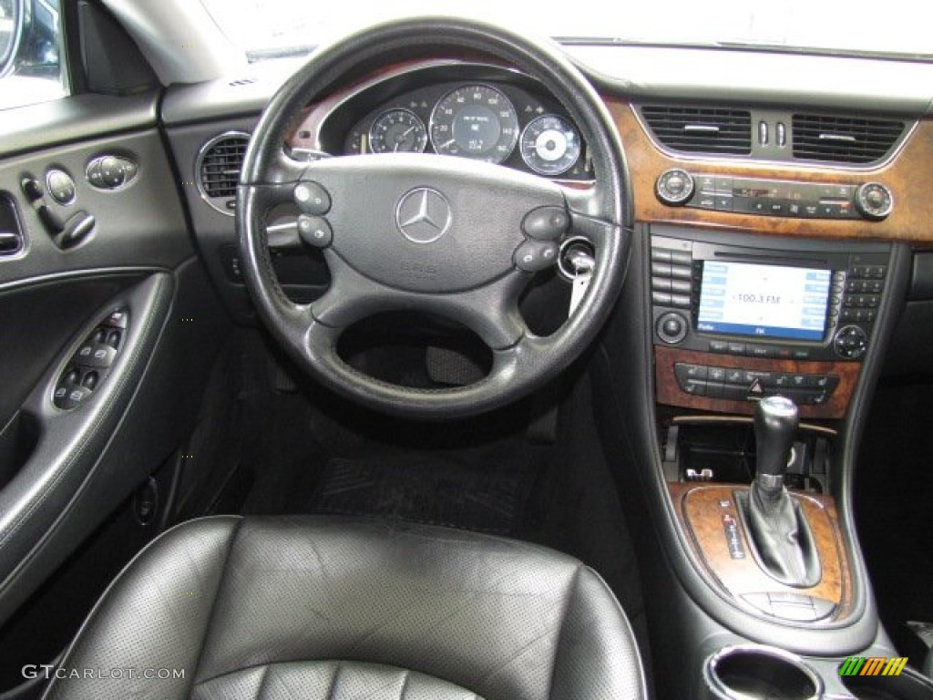2006 CLS 500 - Capri Blue Metallic / Black photo #12