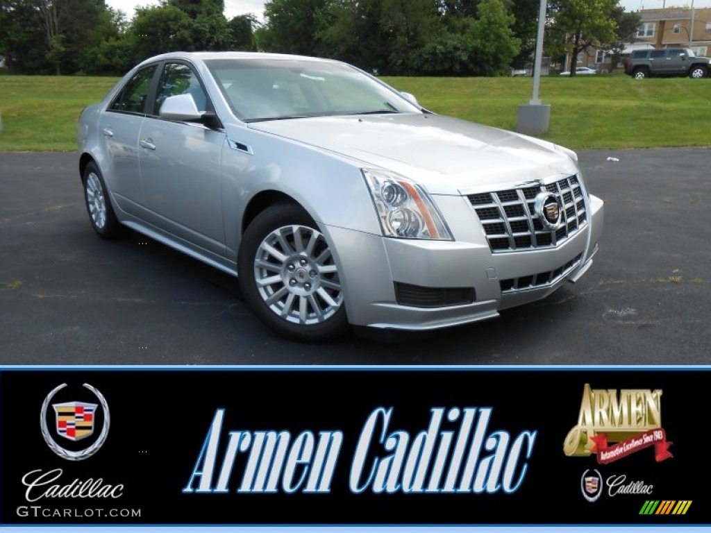 2013 CTS 4 3.0 AWD Sedan - Radiant Silver Metallic / Light Titanium/Ebony photo #1