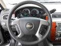 2013 Chevrolet Tahoe Ebony Interior Steering Wheel Photo