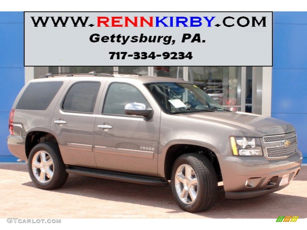 2013 Tahoe LS 4x4 - Mocha Steel Metallic / Ebony photo #1