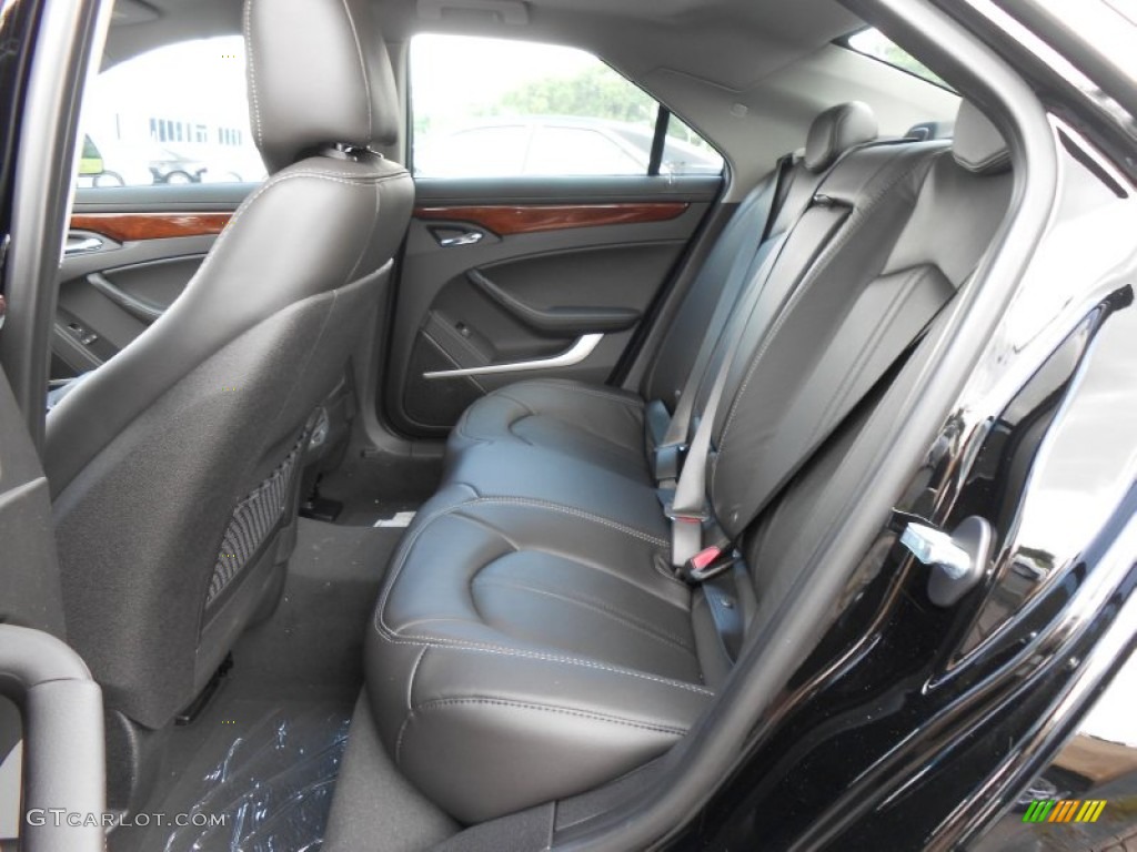 Ebony Interior 2013 Cadillac CTS 4 3.0 AWD Sedan Photo #83198406