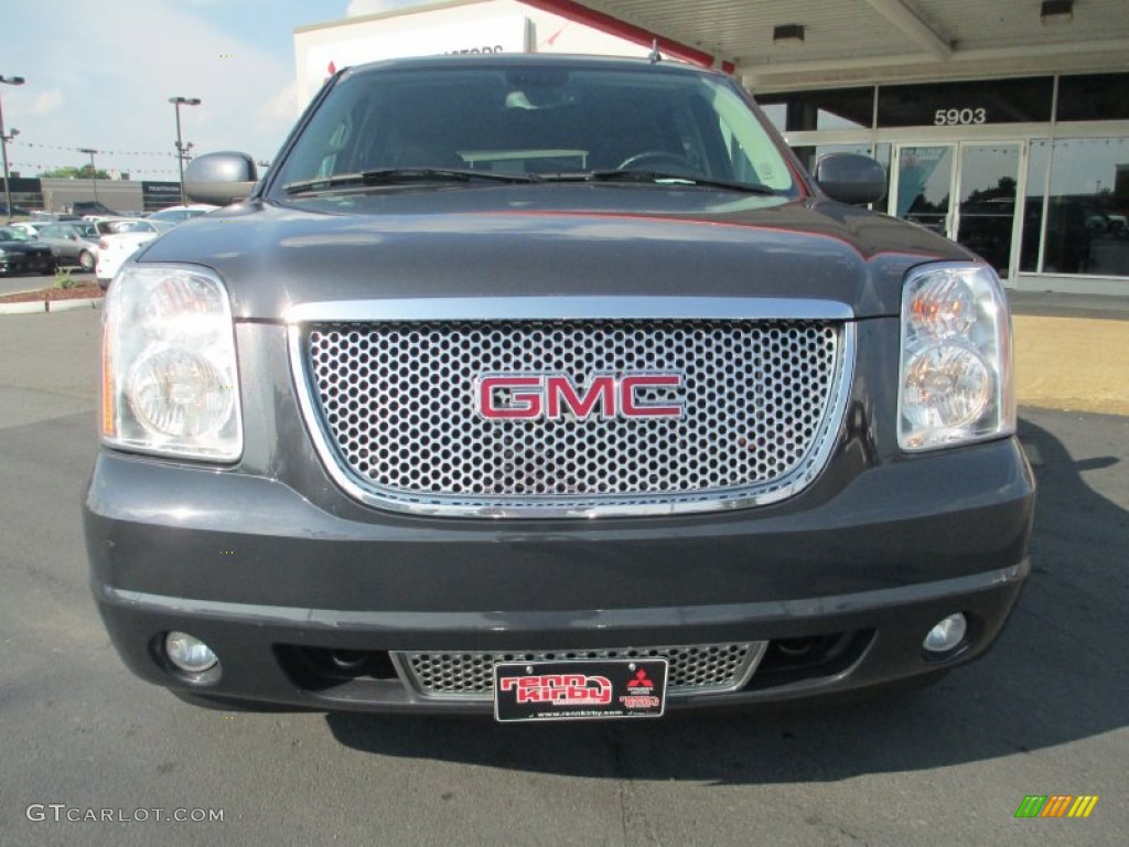 2008 Yukon XL Denali AWD - Dark Slate Metallic / Cocoa/Light Cashmere photo #2