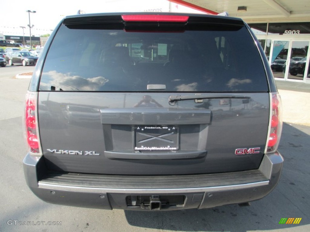 2008 Yukon XL Denali AWD - Dark Slate Metallic / Cocoa/Light Cashmere photo #12