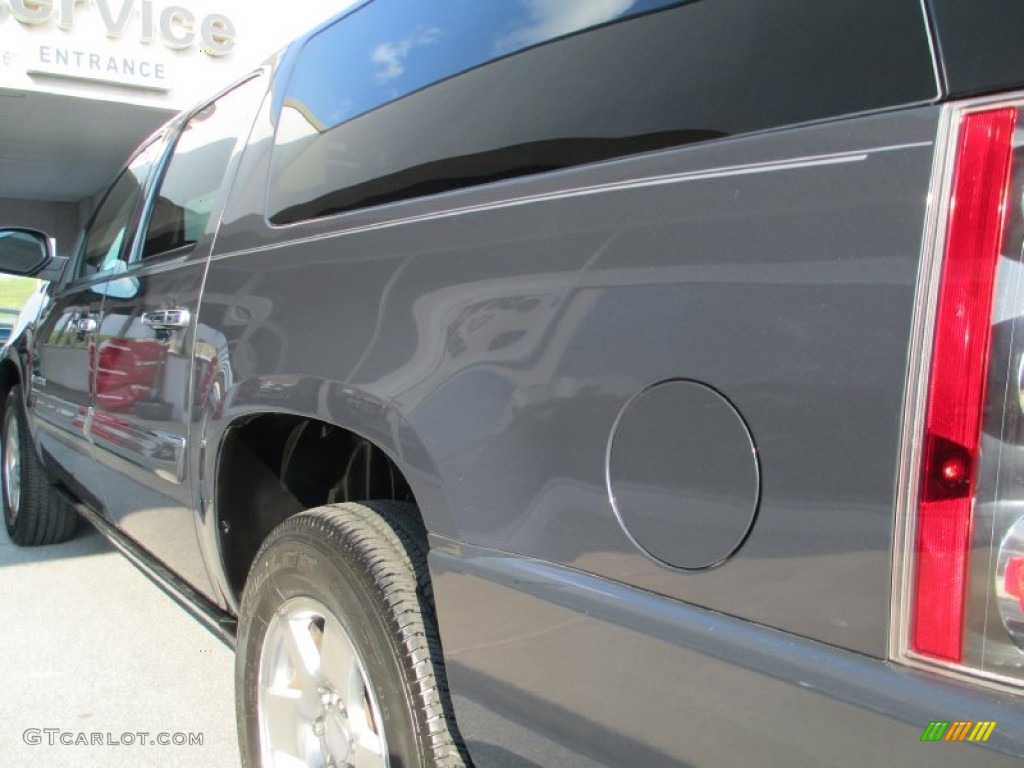 2008 Yukon XL Denali AWD - Dark Slate Metallic / Cocoa/Light Cashmere photo #15