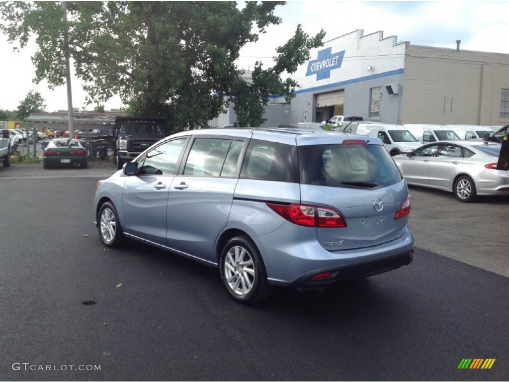 2012 MAZDA5 Sport - Clear Water Blue Metallic / Black photo #3