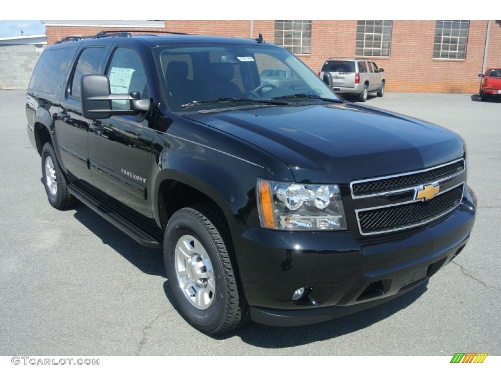 Black 2013 Chevrolet Suburban 2500 LT 4x4 Exterior Photo #83203641