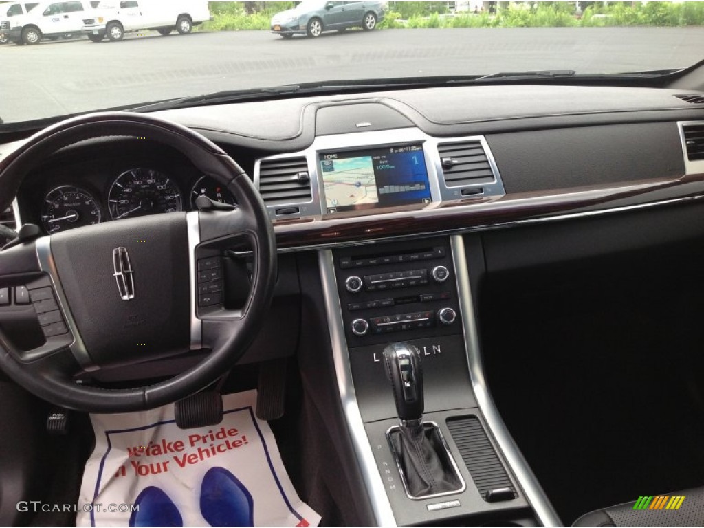 2011 MKS AWD - Black / Charcoal Black photo #16