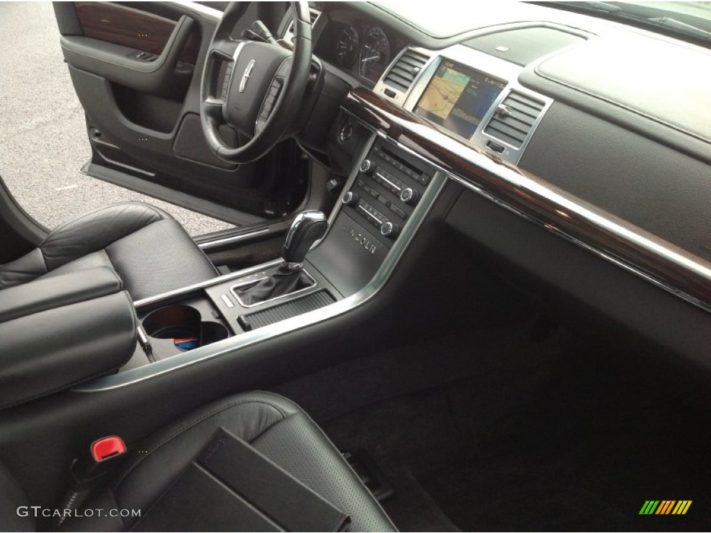 2011 MKS AWD - Black / Charcoal Black photo #19
