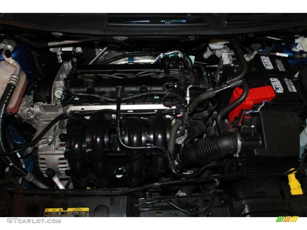 2011 Ford Fiesta SEL Sedan 1.6 Liter DOHC 16-Valve Ti-VCT Duratec 4 Cylinder Engine Photo #83204021