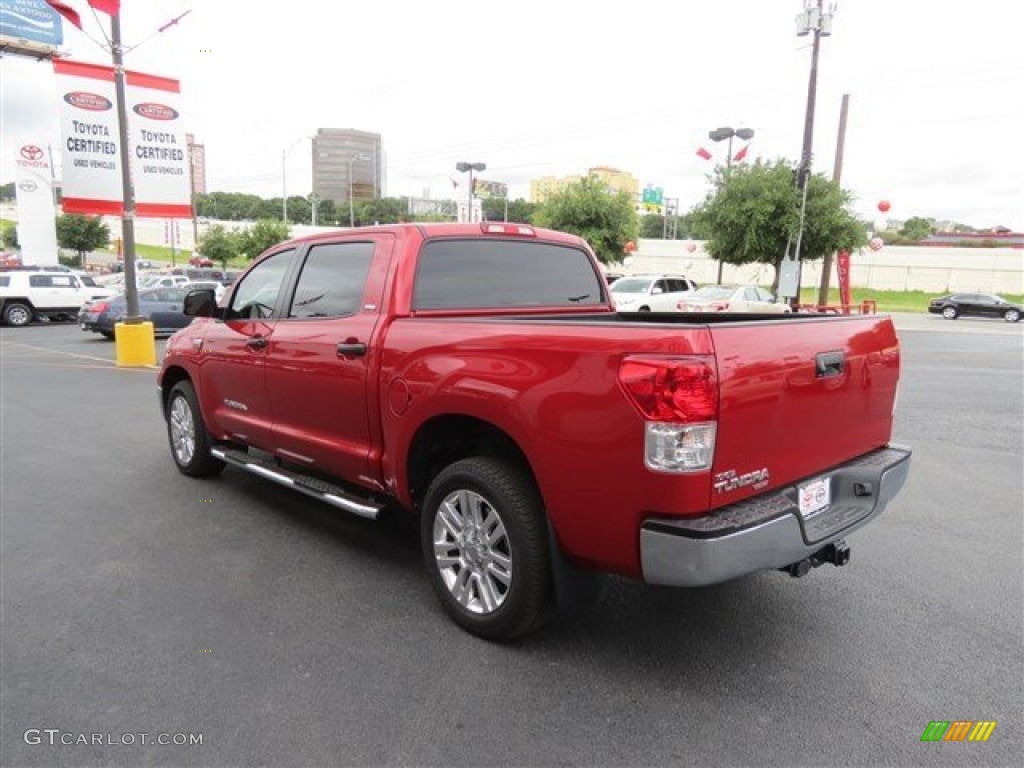 2013 Tundra SR5 CrewMax - Barcelona Red Metallic / Graphite photo #5