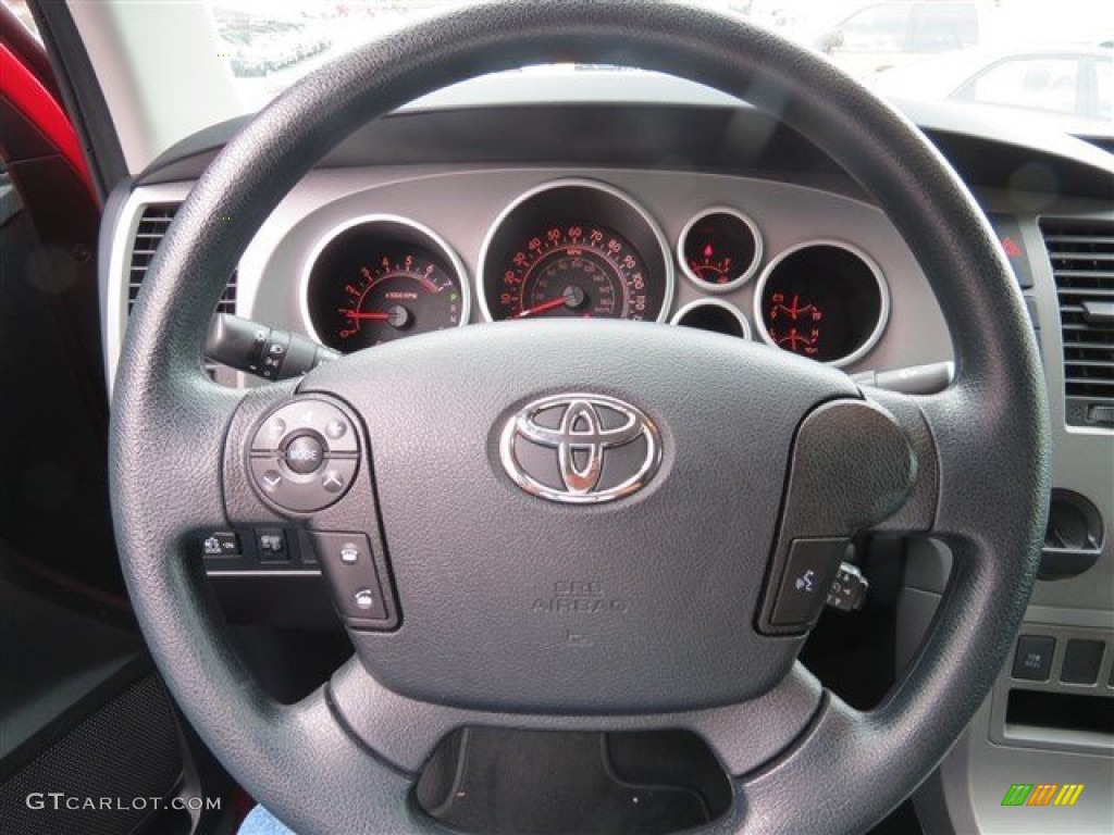 2013 Tundra SR5 CrewMax - Barcelona Red Metallic / Graphite photo #17