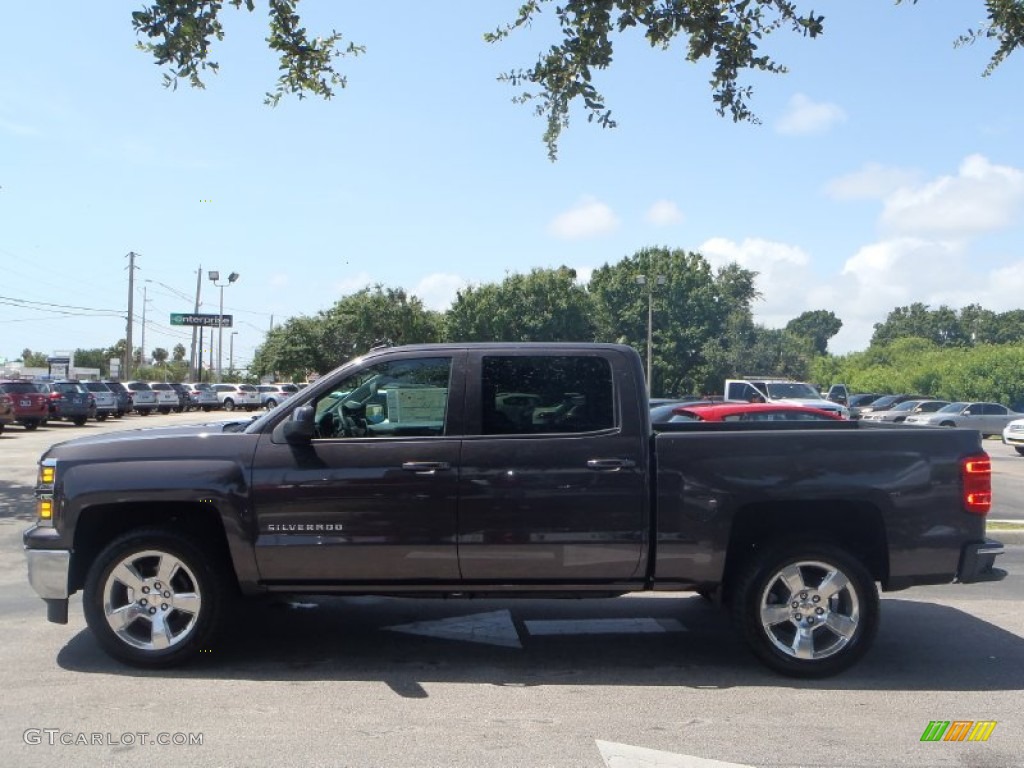 Tungsten Metallic 2014 Chevrolet Silverado 1500 LT Crew Cab Exterior Photo #83207759