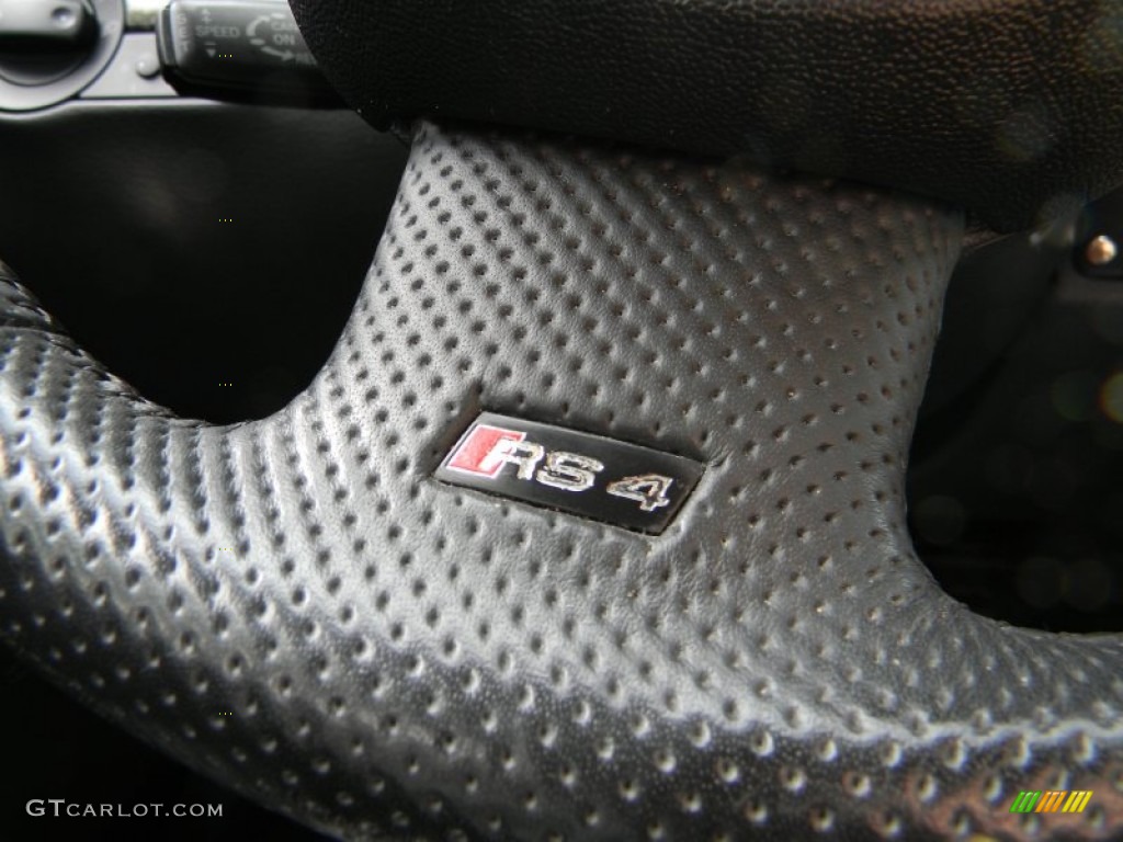 2007 RS4 4.2 quattro Sedan - Daytona Grey Pearl Effect / Black photo #27