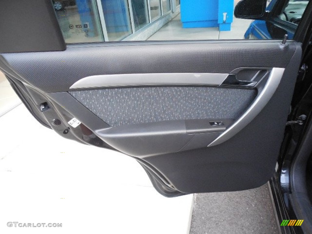 2010 Aveo LT Sedan - Black Granite / Charcoal photo #13