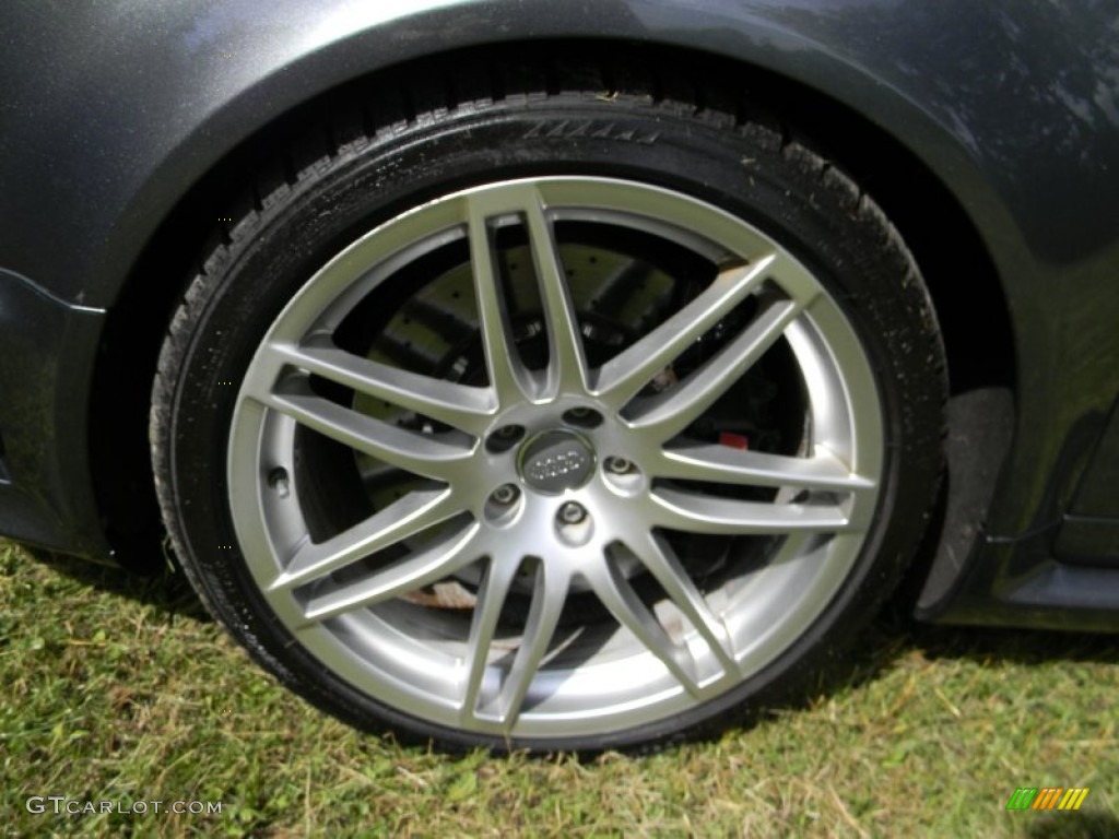 2007 RS4 4.2 quattro Sedan - Daytona Grey Pearl Effect / Black photo #48