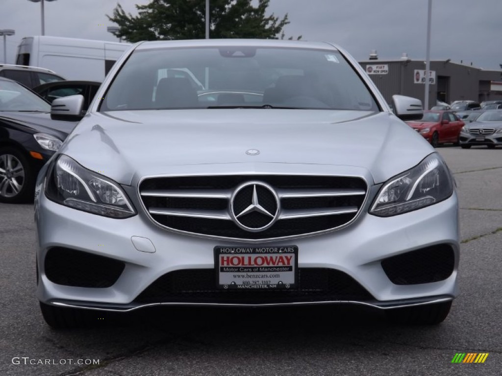 2014 E 350 4Matic Sport Sedan - Iridium Silver Metallic / Black photo #2