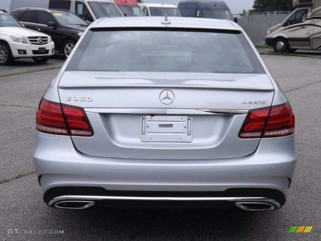2014 E 350 4Matic Sport Sedan - Iridium Silver Metallic / Black photo #4