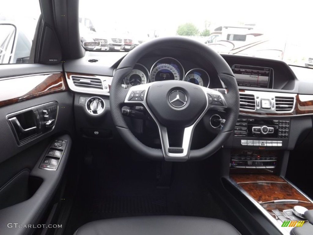 2014 E 350 4Matic Sport Sedan - Iridium Silver Metallic / Black photo #7
