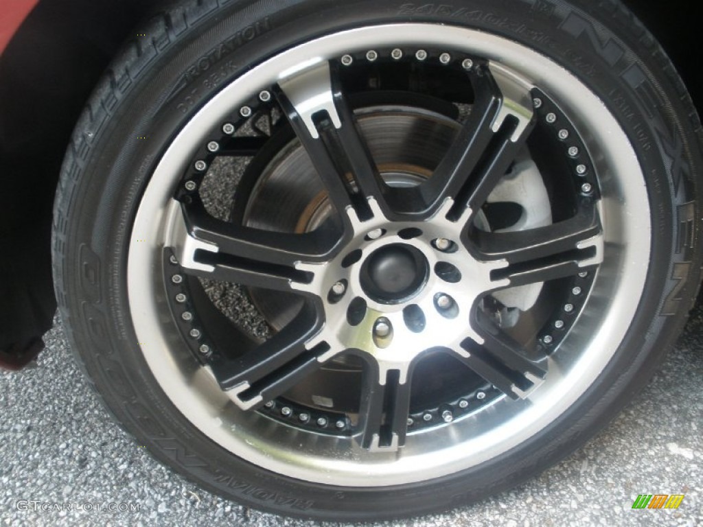 2006 Mustang V6 Premium Coupe - Redfire Metallic / Light Graphite photo #16