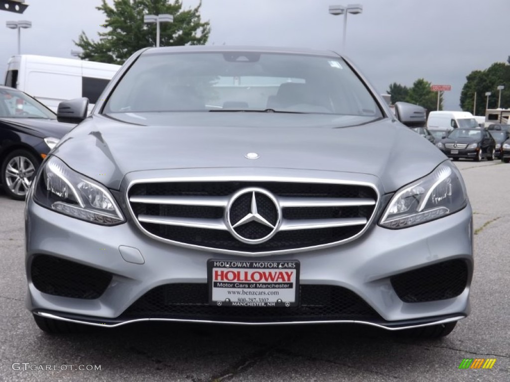 2014 E 350 4Matic Sport Sedan - Paladium Silver Metallic / Black photo #2