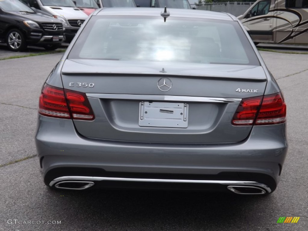 2014 E 350 4Matic Sport Sedan - Paladium Silver Metallic / Black photo #4