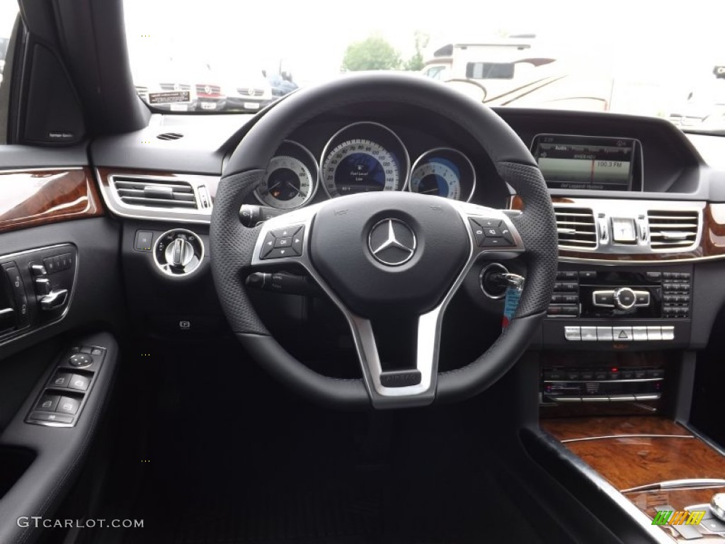 2014 E 350 4Matic Sport Sedan - Paladium Silver Metallic / Black photo #7