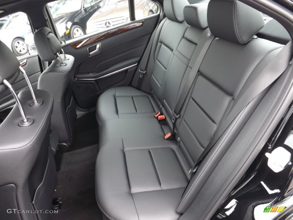 2014 E 350 4Matic Sedan - Black / Black photo #6