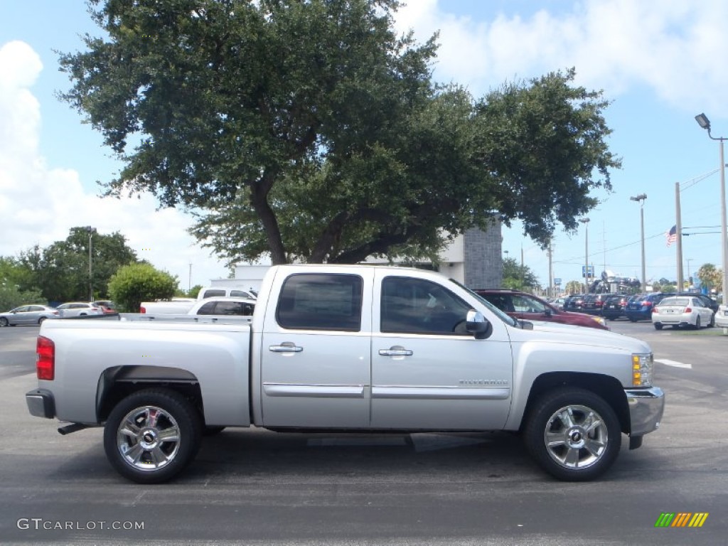 2013 Silverado 1500 LT Crew Cab - Silver Ice Metallic / Ebony photo #2