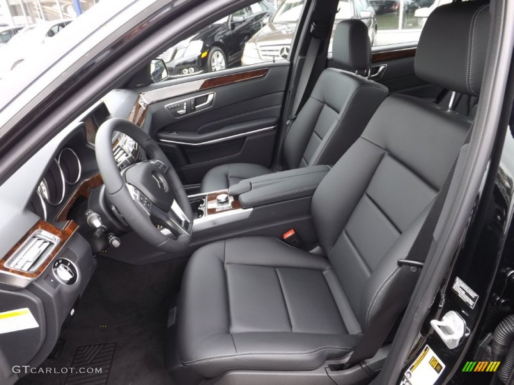 2014 E 350 4Matic Sedan - Black / Black photo #10