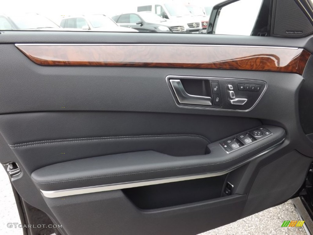 2014 E 350 4Matic Sedan - Black / Black photo #11